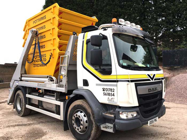 4 – 10 Tonne Skip Wagon delivery throughout Stoke-on-Trent Newcastle under Lyme